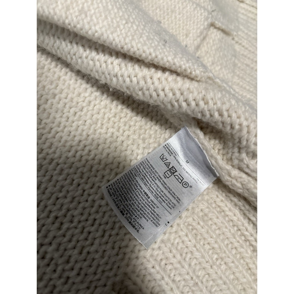 Banana Republic Women's Long Cardigan Sweater Medium Italian Yarn Wool Blend - Picture 3 of 7